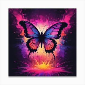 Butterfly Painting 266 Canvas Print