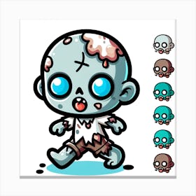 Zombie Baby Canvas Print