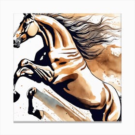 Horse Galloping 17 Canvas Print