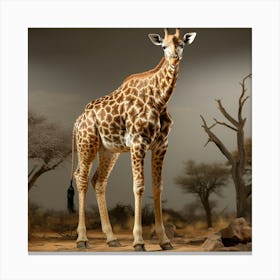 Giraffe 104 Canvas Print
