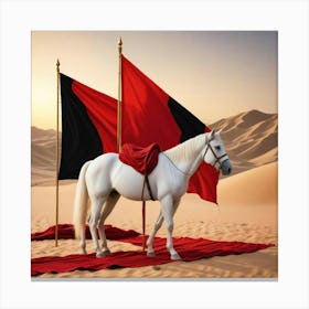 Horse In The Desert 1 Canvas Print