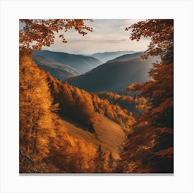 Autumn In The Mountains 4 Canvas Print