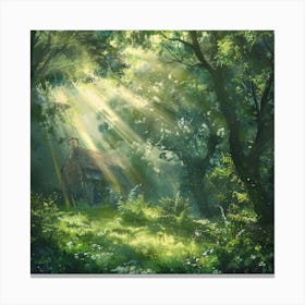 House In The Forest 1 Canvas Print