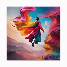 Dynamic Leap Of Faith Canvas Print