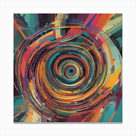 Spiral Vortex Canvas Print