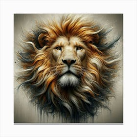 Lion Head 10 Canvas Print