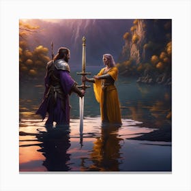 King And Queen 2 Canvas Print