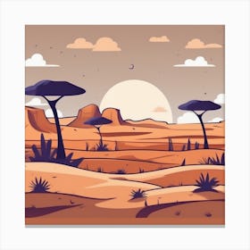 Desert Landscape 93 Canvas Print