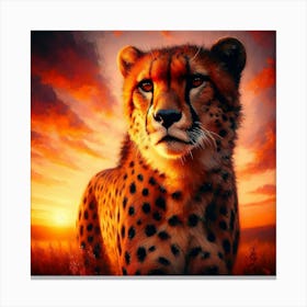 Wild Animal Illustration 115 Canvas Print