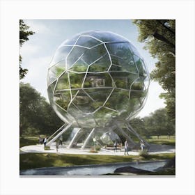 Glass House 1 Canvas Print