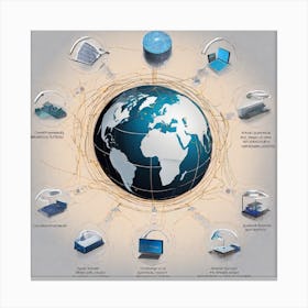 World Of Technology Canvas Print