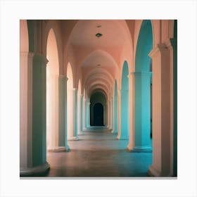 Hallway - Hallway Stock Videos & Royalty-Free Footage 8 Canvas Print