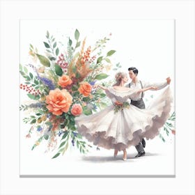 Variety dance 1 Canvas Print