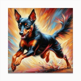 Funny dog Canvas Print