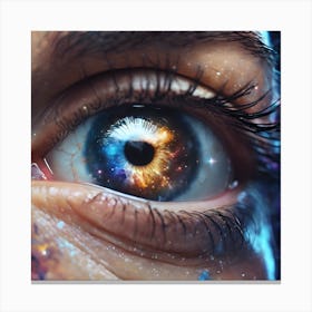 Galaxy Eye Canvas Print