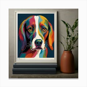 Beagle Print Canvas Print