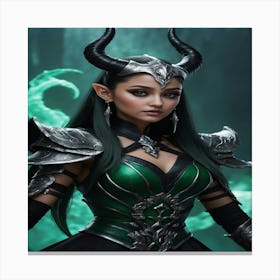 Elven Elf Canvas Print