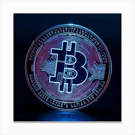 Bitcoin Coin 8 Canvas Print