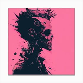 Skull Portrait Canvas Print