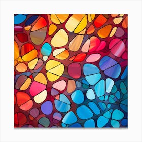 Stained Glass Background 8 Canvas Print