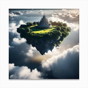 Castle In The Clouds 16 Canvas Print