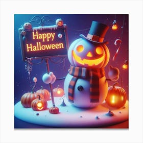 Happy Halloween 10 Canvas Print