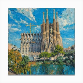 Sagrada Familia Canvas Print