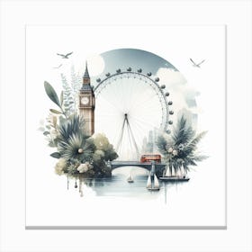 London Eye Canvas Print