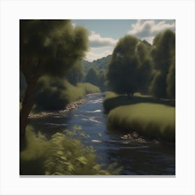 River 8 Canvas Print