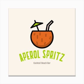 Aperol Spritz & Orange - Aperol, Spritz, Aperol spritz, Cocktail, Orange, Drink 1 Canvas Print