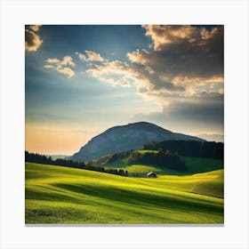 Sunset In The Countryside 42 Canvas Print