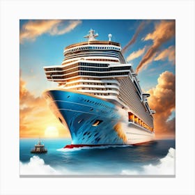 Cruise Ship 1 Canvas Print