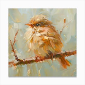 Bird On A Branch 18 Canvas Print