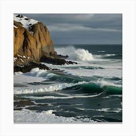 Icelandic Coast Canvas Print