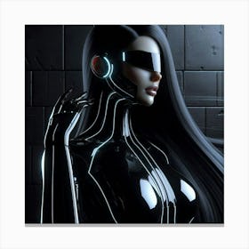 Futuristic Woman 24 Leinwandbild