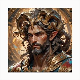 Aries man 2 Canvas Print