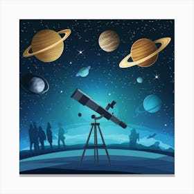 Astronomy Canvas Print