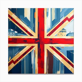 British Flag 4 Canvas Print