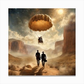 Butch & Sundance - Heading Back To The Ranch Canvas Print
