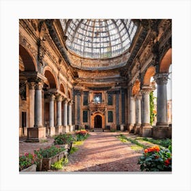 Old Building In Italy Canvas Print