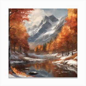 Autumn Forest 8 Canvas Print