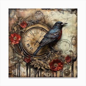 Clockwork Bird 1 Canvas Print