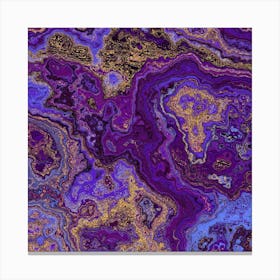 Purple Agate 1 Canvas Print