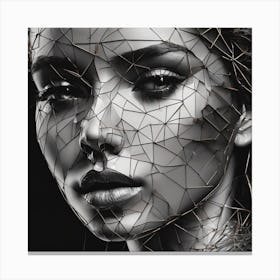 BB Borsa Create An Artistic Face Canvas Print