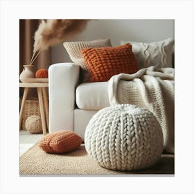 Cozy Living Room Canvas Print