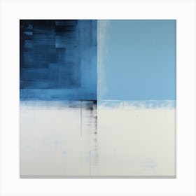 Blue Square 2 Canvas Print