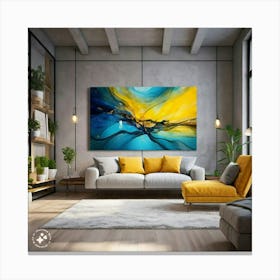 Abstract Painting 12 Canvas Print