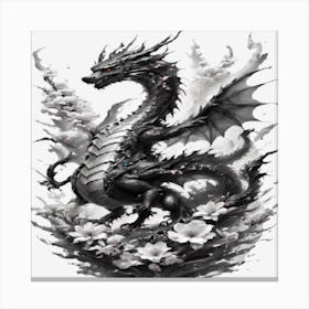Black Dragon 2 Canvas Print