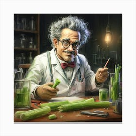 Albert Einstein 3 Canvas Print