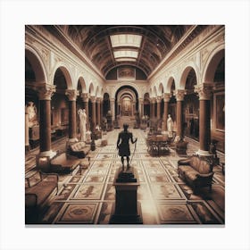 Room In A Museum Canvas Print